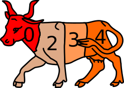 Points according to where the animal is stopped