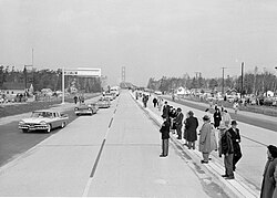 Bridge's opening on November 1, 1957