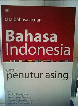 BIPA (Bahasa Indonesia untuk Penutur Asing) book, which helps foreigners learn the Indonesian language