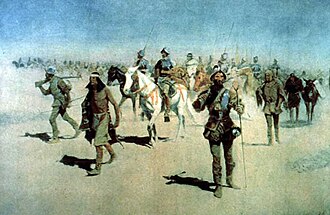 Coronado Sets Out to the North by American artist Frederic Remington