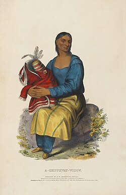 A Chippeway Widow, 1838