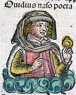 Ovid as imagined in the Nuremberg Chronicle, 1493