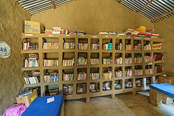 A community library in Ethiopia.