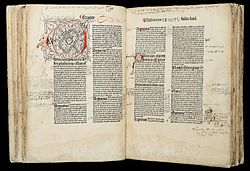Image of two facing pages from "Phisicorum", fols. 57b and 58a, with doodles and drawings. HMD Collection, WZ 230 M772c 1485