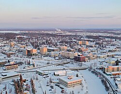 Fairbanks, Alaska's second-largest city and by a significant margin the largest city in Alaska's interior
