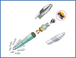 MER launch configuration, break apart illustration
