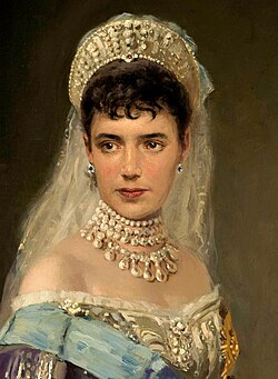 Empress Dowager Maria Feodorovna by Vladimir Makovsky (1912)