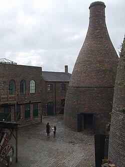 A bottle kiln