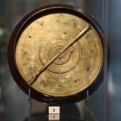 A Jovilabe:[18] an apparatus from the mid-18th century for demonstrating the orbits of Jupiter's satellites