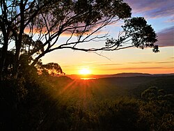 Sunrise in Brisbane Water National Park, Australia