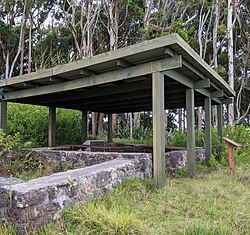 Site of Halley's Observatory on the island of Saint Helena in the South Atlantic Ocean