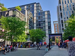 Contemporary architecture at CityCenterDC in Downtown