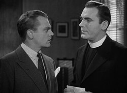 Cagney and Pat O'Brien in Angels with Dirty Faces (1938), the sixth of nine feature films they would make together