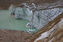 Meltwater from Mount Edith Cavell Cavell Glacier