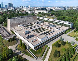 The National Library of Poland in Warsaw