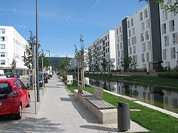 The New city district of Heidelberg, Bahnstadt, is one of the biggest passive house settlements in the world.