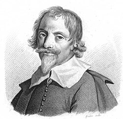 Portrait of Gabriel Naudé, author of Advis pour dresser une bibliothèque (1627), later translated into English in 1661