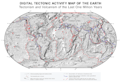 Plate tectonics map from NASA