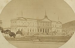 Building of the Public Archives of the Empire, in 1866