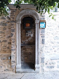Mesta (Chios) telephone booth