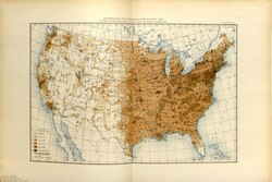 Map from 1910 U.S. census showing the remaining extent of the American frontier