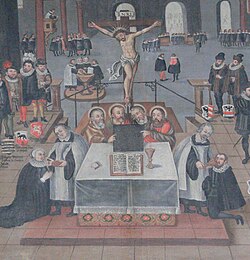 Divine Service at the St. Nicholas church in Luckau, Germany