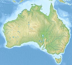 Physical map of Australia