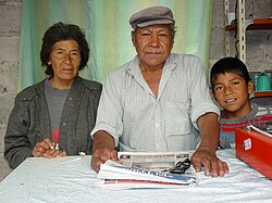 Owners of a roadside cafe near Cachi, Salta Province, Argentina