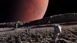 NASA concept of a human mission to Phobos