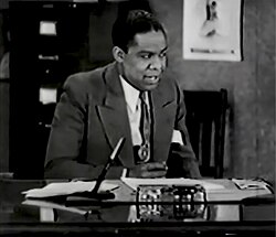 Baskett in Harlem Is Heaven (1932), in which Variety described his portrayal of "Money" Johnson as "very impressive"[2]