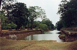 Moat and gardens at Sigiriya