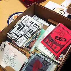 A box of zines