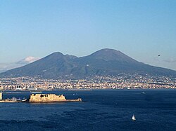 The area around the volcano is now densely populated.