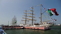 Ships at the 2022 Latin American Festival of Sailing