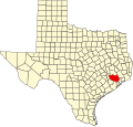 Harris County map
