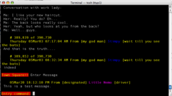 Typical Citadel BBS screen