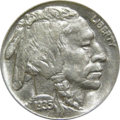A model for the Indian Head Nickel, or Buffalo Nickel, had his home taken when the Badlands Bombing Range was seized.