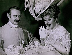 David Burns and Rogers in Hello, Dolly! on Broadway (1964)