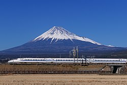 Mount Fuji and the Shinkansen