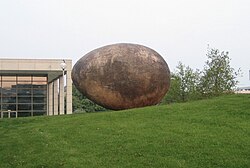 'Noah's egg' outside the Veterinary School by Rachel Joynt (2004)