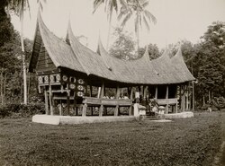 Balai, council chamber, on Sumatra's west coast, dated c. 1895