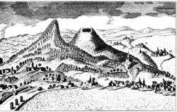 Topography of Mount Vesuvius prior to the 1631 eruption