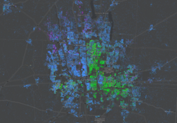 Racial distribution in Columbus in 2020: ⬤ White ⬤ Black ⬤ Asian ⬤ Hispanic ⬤ Mixed or Other